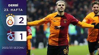 Galatasaray 21 Trabzonspor  23 Hafta  202223 [upl. by Nomead]