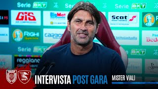 INTERVISTA  mister Viali post ReggianaSalernitana [upl. by Goodman]