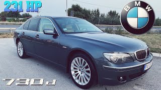 231 HP BMW 730D 2007  REVIEW [upl. by Etnovaj]