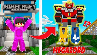 MEGAZORD vs VOLTRON in Minecraft😲😲😲 OMOCITY Tagalog [upl. by Endres]