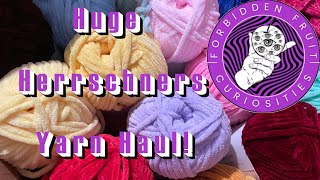 Huge Herrschners Yarn Haul [upl. by Cahan]