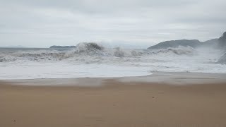 Mar revolto Praia da Sununga Ubatuba 2020 [upl. by Wiese]