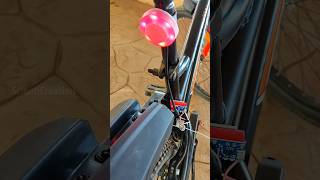 Making a cycle brake light🏮🏮 at home  shorts generator shortsindia [upl. by Yanarp]