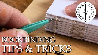 Bookbinding Tips amp Tricks  14 Helpful Hints  Things I Wish I Knew When I Started [upl. by Itirp]