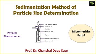 Sedimentation Method of Particle Size Determination Micromeritics Part 4 [upl. by Soloma]