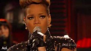 Rihanna Rihanna Russian roulette AOL Session 2010 HQ Live [upl. by Biggs664]