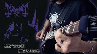 Mayhem  De Mysteriis Dom Sathanas GUITAR COVER [upl. by Merci944]