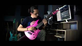 New riff with AristidesInstruments 080s Pink [upl. by Markman]