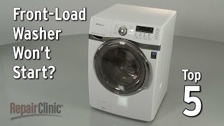 Washer Won’t Start — Washing Machine Troubleshooting [upl. by Benia]