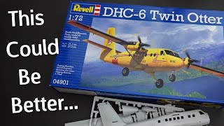 Some Small Problems Revell DHC6 Twin Otter Plastic Model Kit in 172 Scale  Unboxing Review [upl. by Clint]