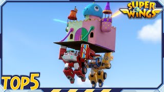 SUPERWINGS Top5 Ranking the Heaviest Lifts  Superwings  Super Wings  Top Picks A25 [upl. by Christen8]