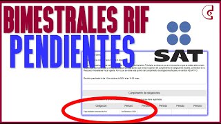 No puedes presentar Bimestrales del RIF [upl. by Enitsirt171]