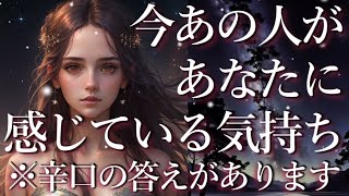 ⚠️※辛口あり⚠️今あの人があなたに感じている気持ち😊占い💖恋愛・片思い・復縁・複雑恋愛・好きな人・疎遠・タロット・オラクルカード [upl. by Brady601]