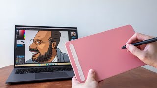 XP Pen Deco MW Bluetooth drawing tablet for artists review [upl. by Leahci]