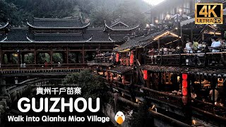 Xijiang Miao Village Guizhou🇨🇳 A Beautiful Village in The Mountains of China 4K HDR [upl. by Eibber]