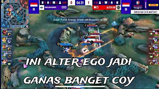 Gilaaa Alter Ego Jadi Ganas Dan Kompak Begini Alter Ego VS Rebellion  Mobile Legends [upl. by Orola]