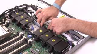 Lenovo System x3550 M5 installing a 35inch hotswap HDD backplane [upl. by Nie]