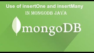 How to insert documents in mongodb java  MongoDB  Java  Part 1 [upl. by Soulier]