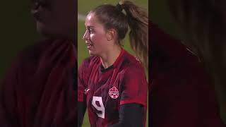 Jordyn Huitema gets her 18th goal for CanWNT 🇨🇦 [upl. by Nelleoj]