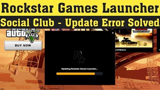 Rockstar Games Launcher  Social Club Update Error  Rockstar Games Launcher install error [upl. by Mela]