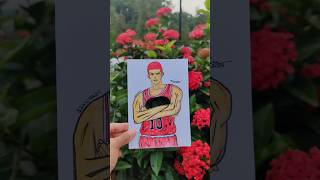 HANAMICHI SAKURAGI GOT FLOWERS 4 HIS FANS 😍 slumdunk satisfying sakuragi zhenhina shorts yt [upl. by Norvun]