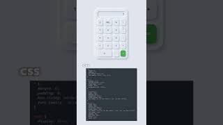 Neumorphic Calculator using HTML CSS and JavaScript html css javascript coding webdesign [upl. by Nats]