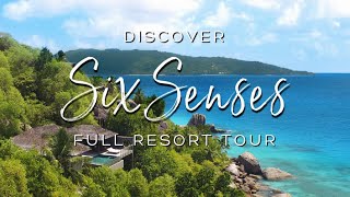 SIX SENSES SEYCHELLES ZIL PASYON ☀️  INCREDIBLE EcoFriendly Luxury Resort 4K FULL TOUR 2022 [upl. by Aihtennek824]