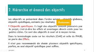 Gestion de Projet Le Cadre Logique Partie 1 [upl. by Nirahs42]