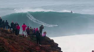 Olas gigantes en Nazaré [upl. by Nnylyoj]