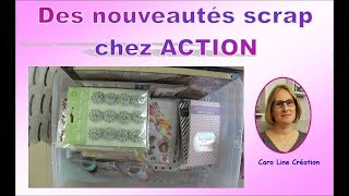 Haul scrap ACTION  des nouveautés [upl. by Akcirret]