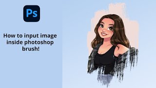 How to input image inside photoshop brushphotoshop brash ke andar image kaise inaput karo [upl. by Yelena]