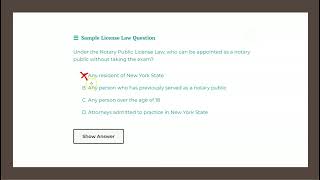 Sample License Law Question [upl. by Odelet]