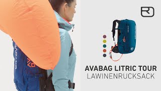 AVABAG LiTRIC TOUR Lawinenrucksack Deutsch  ORTOVOX [upl. by Amoakuh]