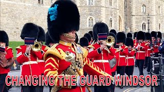 CHANGING THE GUARD WINDSOR💂‍♂️141021WINDSOR UK videooftheday windsor britisharmy changing [upl. by Lemmy]