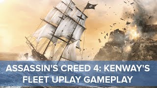 Assassins Creed 4  Kenways Fleet Exclusive Uplay Gameplay  Eurogamer [upl. by Hardej]