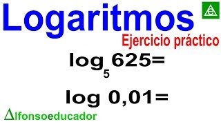 EJERCICIOS De LOGARITMOS MÃ‰TODO EFECTIVO  Hallar El Valor De Los Logaritmos 2 [upl. by Anirbes]