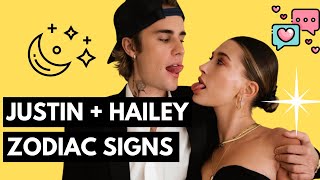 ✨ CELEBRITY ASTROLOGY Justin Bieber amp Hailey Baldwin Relationship Compatibility Explained [upl. by Lidaa]