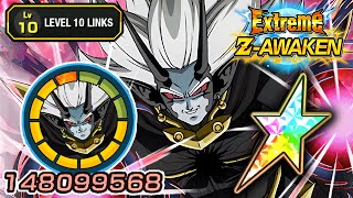 100 EZA DARK KING MECHIKABURA LEVEL 10 LINKS  STICKER EFFECT Dragon Ball Z Dokkan Battle [upl. by Lamej548]