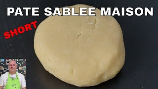 recette facile de pate sablée maison [upl. by Ynafetse]