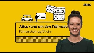 FührerscheinNeuling  Das gilt in der Probezeit  ADAC [upl. by Ellora]