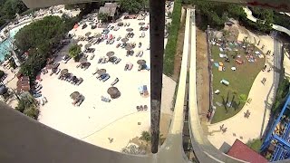 Stukas Boom Water Slide at Caneva Aquapark [upl. by Bower632]