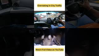 Overtaking in City Traffic drivingtips shorts [upl. by Emyaj]