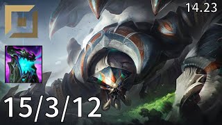 Skarner Top vs Pantheon  EUW Master  Patch 1423 [upl. by Beryle]