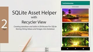 Storing and Showing Images into SQLite Database in Android Studio [upl. by Giuliana]