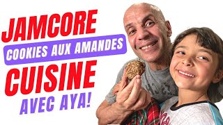 JamCore Cuisine  Cookies Aux Bananes Amandes amp Chocolat [upl. by Eberle470]