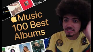 On react au Top 100 des MEILLEURS albums de tous les TEMPS selon Apple music [upl. by Ahsote517]