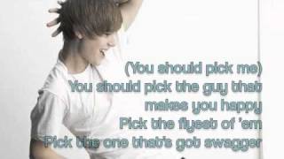 Justin BieberPick Me With lyrics on screen [upl. by Clotilda]