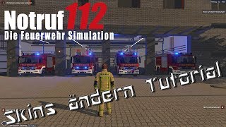 Notruf 112  Die Feuerwehrsimulation Skins runterladen und ändern [upl. by Haissi]