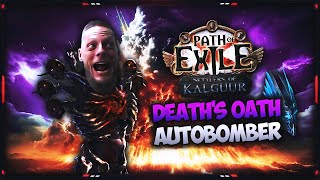 PATH OF EXILE  325 – DEATH’S OATH AUTOBOMBER – GHOSTED DECAY TECH – BUILD GUIDE [upl. by Alohs]