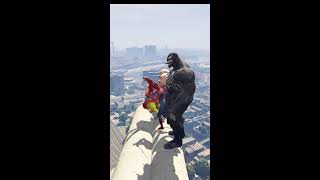 Gta 5 Epic Ragdoll Show Spiderman Vs Colour Minion Falls amp Fails in Gta V Part  17 gta shorts [upl. by Shields]